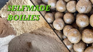 Wir machen 30 KILO Boilies selbst gemachte Fisch Boilies Boilies selber rollen [upl. by Faires160]