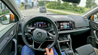 2022 SKODA KAROQ  Style 20 TDI 113hp DSG7   POV Test Drive [upl. by Attoynek]