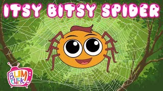 Itsy Bitsy Spider  Itsy Bitsy Spider Rhyme  Nursery Rhymes amp Kids Songs  Bumcheek TV [upl. by Retsev]