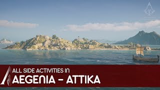 Assassins Creed Odyssey  All side activities in Aegina Attika [upl. by Hepza302]