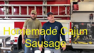 Homemade Cajun Sausage From Scratch [upl. by Radborne901]