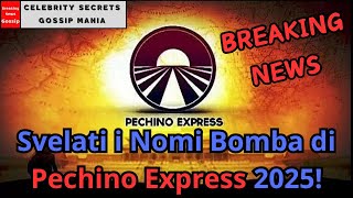 Pechino express 2025 svelati i nomi [upl. by Bick]