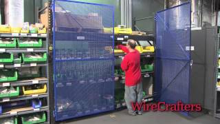 WireCrafters Secure Pallet Rack Enclosures [upl. by Naleek]