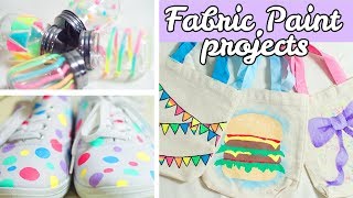 What to Make With Fabric Paint [upl. by Adikam]