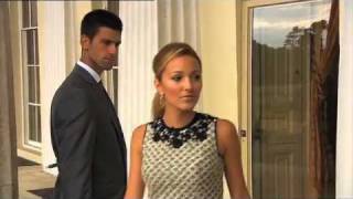 Novak Djokovic and Girlfriend  ATP World Tour Uncovered [upl. by Ahsita]