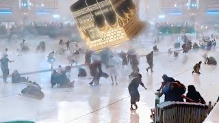 The Holy Kaaba was almost overturned Storm and flood in Mecca Saudi Arabia [upl. by Attevroc973]