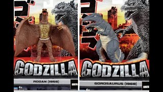 New Godzilla Playmates Toys Rodan 1956 and Gorosaurus 1968 Announcement and Photos [upl. by Haram]