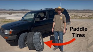 Is Matts Off Road Recovery right about old tires working better on sand than new tires [upl. by Atiraj477]