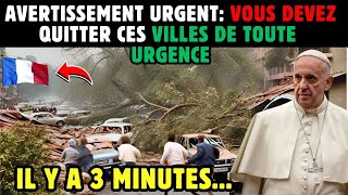 🚨AVERTISSEMENT URGENT VOUS DEVEZ QUITTER CES VILLES DURGENCE ELLES MESSAGE DE LA VIERGE MARIE [upl. by Nnayhs136]