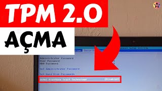 TPM 20 Açma  Windows 11 Kurulumu için TPM nasıl aktif edilir [upl. by Beck805]