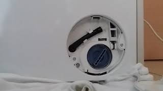 How to  Clean Drain pump filter on Siemens IQ700 washing machine [upl. by Hertberg]