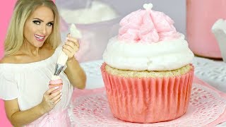 THE BEST Easy Homemade Whipped Cream Frosting  Stable whip cream for piping  Lindsay Ann [upl. by Lucania]