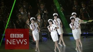 North Koreas allfemale pop group Moranbong perform in China  BBC News [upl. by Bullough387]