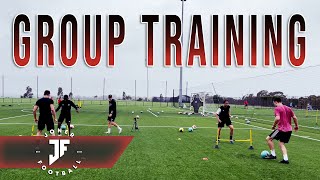 Training  Skills in the rondos and finishing drills  Manchester United [upl. by Gerson]