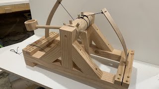 CATAPULTA de Leonardo da Vinci DIY [upl. by Ecirahc]