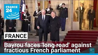 Macrons new PM Bayrou faces long road against fractious French parliament • FRANCE 24 English [upl. by Nosyk]