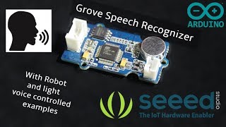 Grove speech recognizer  Arduino Voice controlled Robot  Seeed Studio [upl. by Karp917]