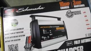 Review on Schumacher Electric  Battery Charger [upl. by Linnell946]