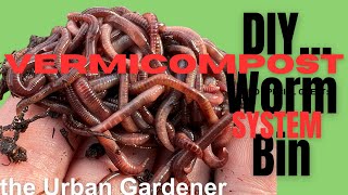 Build The HDG Flow Through Worm Composting Bin [upl. by Enreval]