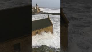 porthleven storm at home 2020 [upl. by Anitnamaid]