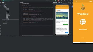 WebDroid  Android WebView App [upl. by Airot]