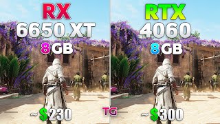 RX 6650 XT vs RTX 4060  Test in 10 Games [upl. by Jamill]