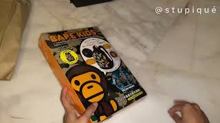 Unboxing Bathing Ape 2022 Spring Summer collection Bape Kids [upl. by Schou633]