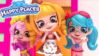 Shopkins 🌟HAPPY PLACES  COMPILATION 👀 Cartoons for kids [upl. by Meneau549]