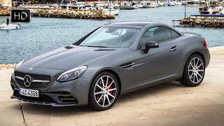 2017 Mercedes Benz SLC 300 Designo Cerussite Grey Magno Design HD [upl. by Htezil]