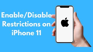 iPhone 11  How to EnableDisable Restrictions on iPhone 11 [upl. by Sidran]