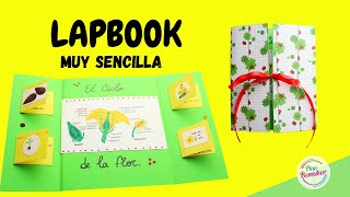 COMO HACER UNA LAPBOOK SENCILLA  DIY [upl. by Anaxor]