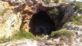 OdĂźsszeusz barlang Odysseus Cave Mljet 20170910 135326 [upl. by Bonnibelle]