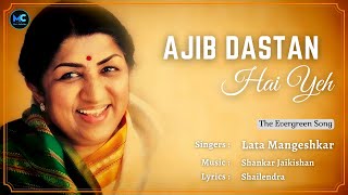 Ajeeb Daastan Hai Yeh Lyrics  Lata Mangeshkar RIP  Raaj Kumar Helen  Dil Apna Aur Preet Parai [upl. by Lletnwahs]