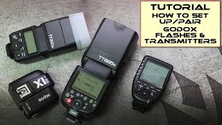 How to set up Godox FlashesTransmitters for Wireless Radio Flash [upl. by Arthur175]