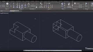 Isometric drawing in AutoCAD complete tutorial [upl. by Ynohtnad]