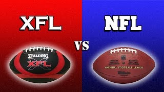 XFL vs NFL [upl. by Shannen]