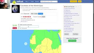 Countries of the World Quiz  197 Countries  15 min [upl. by Atnahc]