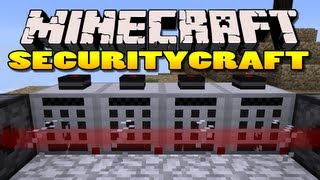 Minecraft SecurityCraft Mod  Mines Lasers [upl. by Darin]