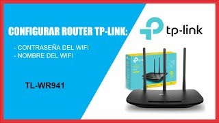 🌕 Configurar Router TPLINK tl wr940N [upl. by Rivera]