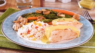 Corvina en salsa de mostaza y alcaparras [upl. by Betteanne]