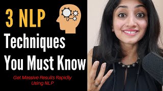 3 NLP Techniques You Must Know  NLP Training for Rapid Subconscious Change [upl. by Aneehsit692]