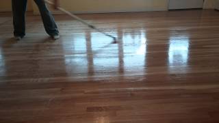 Hardwood Floor Sanding Polyurethane Technique [upl. by Khalsa]