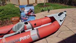 Review Intex Excursion Pro Inflatable Kayak K2 [upl. by Heather]