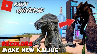 Recolors make new Kaijus Part 6 Kaiju universe [upl. by Kidd]