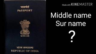 Passport How to find Middle name surname in initials south Indianshow to fill passport with2initial [upl. by Nevile]