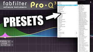 How to Install FabFilter ProQ 3 Presets 50 EQ PRESETS FREE DOWNLOAD [upl. by Nellir300]