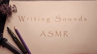 3개언어로 글씨쓰는 소리 ASMR 꿀꿀선아suna asmr音フェチ만년필연필샤프볼펜 [upl. by Netsirhk]