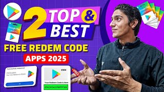 TOP 2 BEST FREE REDEEM CODES APP 2024 ✅  FREE GOOGLE PLAY STORE REDEEM CODE APP  FREE REDEEM CODES [upl. by Rehpetsirhc]