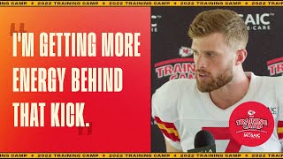 Harrison Butker “Im getting more energy behind that kick”  Press Conference 817 [upl. by Aitnahs835]