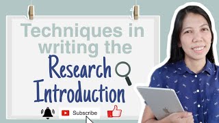 WRITING THE RESEARCH INTRODUCTIONTECHNIQUES  BONUS TIPS PracticalResearchResearchPaper [upl. by Samled297]